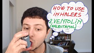 2 How to use inhalers  Ventolin salbutamol [upl. by Herbie695]