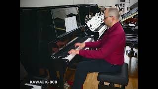 Yamaha U3 vs Kawai K800 Scorpions  Wind of change [upl. by Lemart]