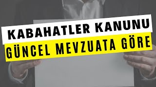 5326 SAYILI KABAHATLER KANUNU BAŞTAN SONA GÜNCEL MEVZUAT [upl. by Braswell]