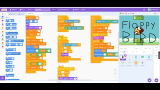 How to make Flappy Bird in Scratch but its in 1 minute [upl. by Letsyrc662]