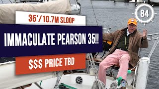 MINT PEARSON 35 Sailboat for sale  EP 84 sailboattour sailboatforsale [upl. by Leak]