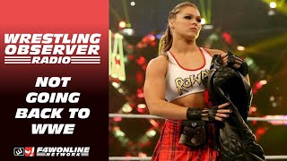 Ronda Rousey probably isnt going back to WWE  Wrestling Observer Radio [upl. by Hilaire]