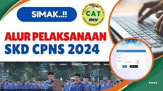 ALUR PELAKSANAAN UJIAN SKD CPNS 2024 [upl. by Anerys]