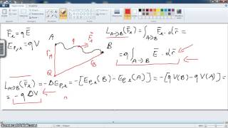 Videolezione fisica 2 parte 12potenziale elettrico parte 2 [upl. by Annawahs]