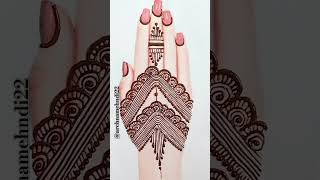 Hair pin easy trick mehndi design mehndhidesign YouTube mehnd mehndidesign [upl. by Amerd8]