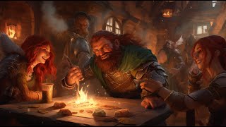 Beautiful Medieval Fantasy Tavern Medieval Inn  Fantasy Music and Ambience Cozy [upl. by Nessnaj]