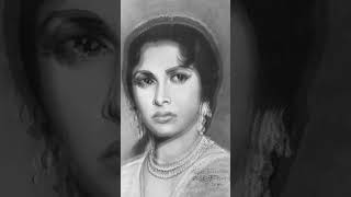 Pencil Portrait of Great Actress WAHEEDA REHMAN Ji Sketched by Me  SATYA PRAKASH [upl. by Kissie731]