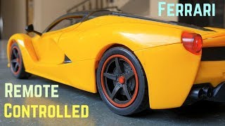 This RC Ferrari Car is Awesome with Opening Doors Unboxing amp Driving Test [upl. by Metzgar]