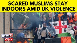 UK Riots Intensify  Shops Mosque Boarded Up Out Of Fear Of Violence  UK Violence  News18  N18G [upl. by Wester712]