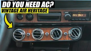 Vintage Air Heritage Underdash Review The Best Bang For Your Buck Way To Add AC To Your Classic [upl. by Rogozen]