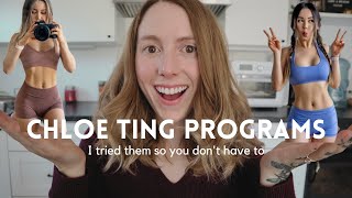 WHICH CHLOE TING PROGRAMS GIVES THE BEST RESULTS A guide to all the programs I tried 🙏🏼💦🍑 [upl. by Catharine]