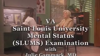 VA Saint Louis University Mental Status SLUMS Examination [upl. by Novrej]