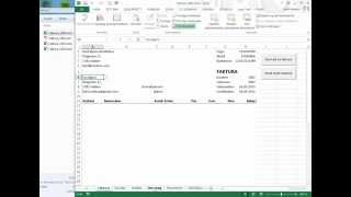 Excel på norsk Lage faktura i Excel og sende som PDF fra Outlook [upl. by Jahncke]