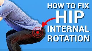 HIP INTERNAL ROTATION 3 BEST EXERCISES 2020 [upl. by Oninrutas]