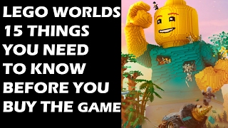 Lego Worlds  15 Things You Need To Know Before You Buy [upl. by Aerdnod]