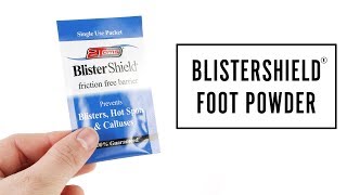 BlisterShield® Foot Powder [upl. by Eatnod]