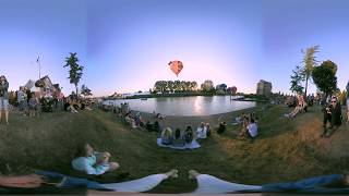 Ballonnenfestival Hardenberg 2018 full HD 360 graden film [upl. by Mortimer]