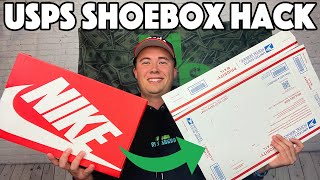 How to Alter These FREE USPS Boxes for Shoes Ebay Shipping Hack [upl. by Eniamzaj762]