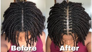 How to Interlock Locs  VERY Detailed Tutorial [upl. by Nwahsel]