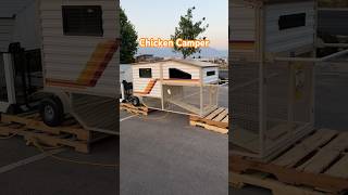 Retro Chicken Camper Coop at Tractor Supply Co chicken coop [upl. by Bobbee]