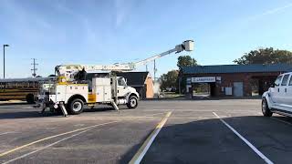 2013 International Navistar 4300 Altec 60 Material Handling Bucket Truck [upl. by Barney]