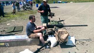 Firing the FN M3 50caliber machine gun [upl. by Nagn]