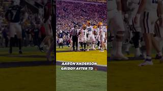 LSU WR Aaron Anderson hits griddy after TD 🕺 [upl. by Aimej395]