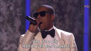 Alicia Keys amp Jay Z  Empire state of mind LIVE with lyrics 2009 [upl. by Aikin]