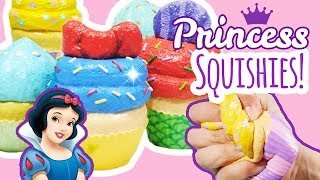 Homemade Squishy Update 12  Disney Princess Cupcake Series [upl. by Cost]