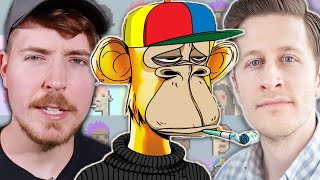 The INSANE Capitalist Cult of NFT Bros  SIMPS For AWFUL AI Art of Apes Mr BeastDavid Pakman [upl. by Netty]