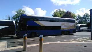 The 212 to Belfast departing From Derry Londonderry bus center [upl. by Hsina]