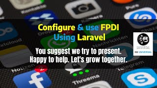 Configure and use FPDI using Laravel [upl. by Rosse878]