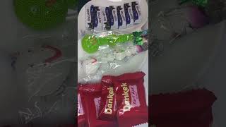 Filling platter with sweets chocolate openingsweetssounds asmrchocolate candy soothingsweets [upl. by Shanly943]