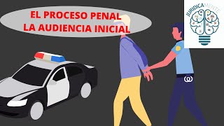 EL PROCESO PENAL  AUDIENCIA INICIAL [upl. by Maurine482]