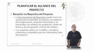 Planificar el Alcance del Proyecto   UPV [upl. by Anoyek]