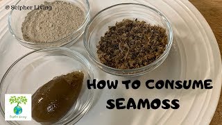 How To Consume Seamoss  DR SEBI APPROVED [upl. by Bess796]