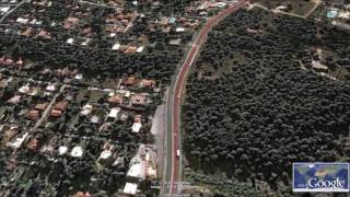 Athens Classic Marathon Route FlyBy [upl. by Lorola]