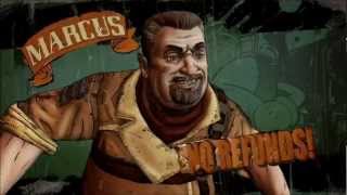 Borderlands 2 Marcus Kincaid No Refunds Trailer [upl. by Rawdin976]