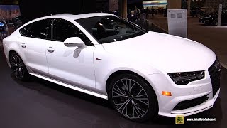 2017 Audi A7 S Line  Exterior and Interior Walkaround  2017 Chicago Auto Show [upl. by Daukas953]