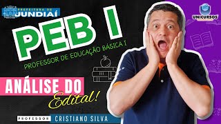 Urgente Concurso Prefeitura de Jundiaí  PEB I  Professor de Educação Básica  Análise do Edital [upl. by Lamek]