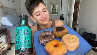 DOUGHNUTS MUKBANG [upl. by Annayi381]