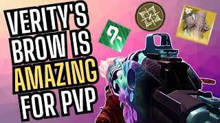 VERITYS BROW Is S Tier For PVP  Destiny 2 Lightfall [upl. by Arec]