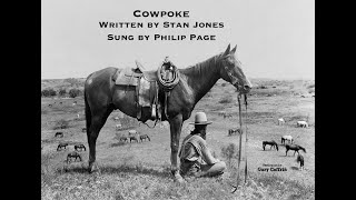 Philip Page sings Cowpoke by Stan Jones [upl. by Ettenwad953]