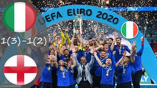 Italy vs England 1312 Final Euro 2020 Extended Highlights Arabic Commentary 🎤🔥Euro2020 [upl. by Einnig]