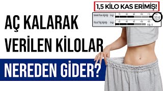 AÃ‡ KALARAK VERÄ°LEN KÄ°LOLAR NEREDEN GÄ°DER  AÃ‡ KALARAK KÄ°LO VERÄ°LÄ°R MÄ° [upl. by Eseyt]