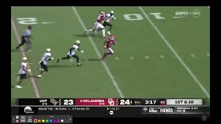 Sooners RB Gavin Sawchuk  TOO MUCH TIME Isnt that the entire point of delaying a TD [upl. by Greeley]