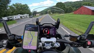 Triumph Tiger 1200 Rally ramblin around Roan Mountain TN [upl. by Chivers]