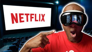 The Ultimate Netflix Experience on Apple Vision Pro [upl. by Jerald]