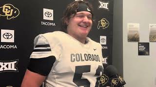 Colorado OL Cash Cleveland on getting prepared for his opportunity with the Buffs [upl. by Moguel]