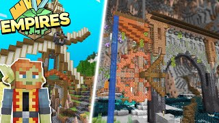 Empires  BIG BUILDS and ELYTRA COURSE Minecraft 119 Survival [upl. by Enellij]